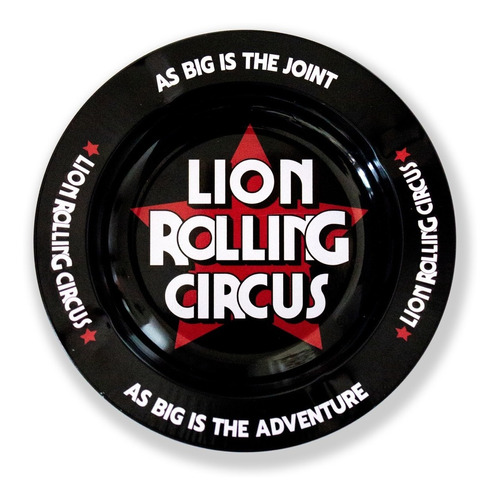 Cenicero Lion Rolling Circus Metal Local Once Candyclub