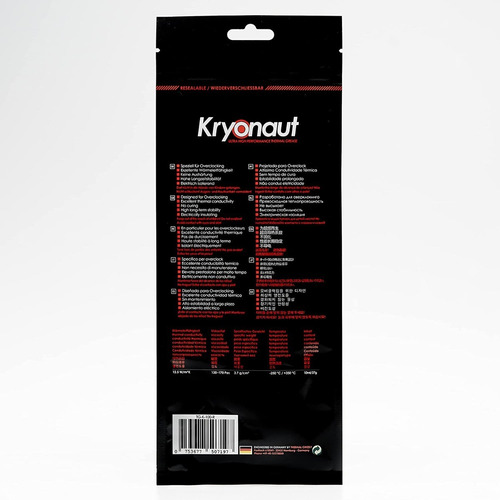 Imagen 4 de 5 de Pasta Térmica Thermal Grizzly Kryonaut 12.5 W 37grs Extrema!