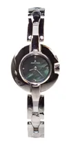 Comprar Reloj Mujer John L Cook Analogo Velvet 5486 Acero Inoxidable Malla Plateado Bisel Plateado Fondo Negro