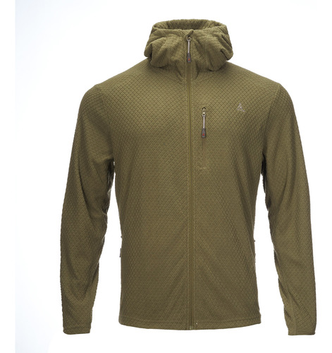 Poleron Hombre Secoya Hoody Verde Oliva Geography