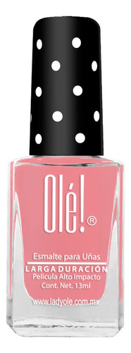 Esmalte para Unhas Olé! Cor Rosa Pastel 13ml