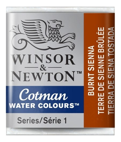 Acuarela Winsor & Newton Cotman ½pan Tierra Siena Tostada