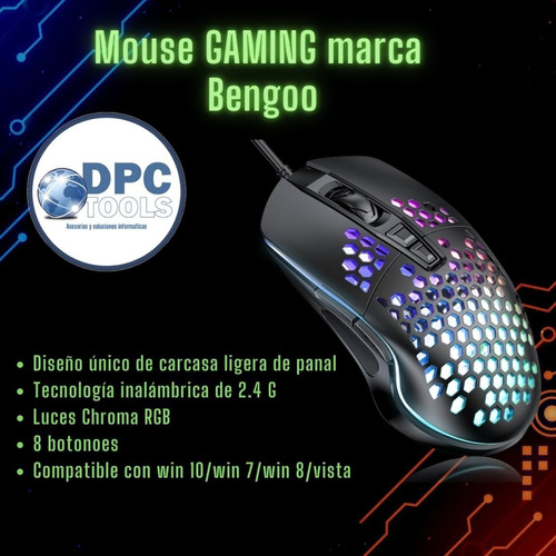 Mouse Marca Bengoo Gaming Original