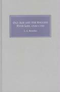 Libro Old Age And The English Poor Law, 1500-1700 - L. A....
