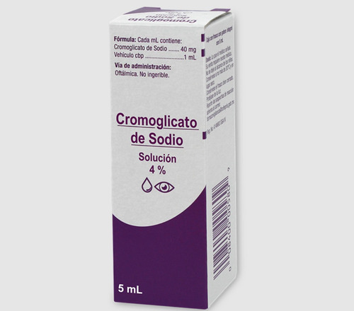 Cromoglicato De Sodio Solución 4% Gotero Con 5ml