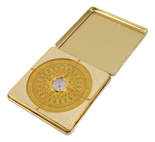 Antigo Feng Shui Luo Pan Iron Precise Flip Cover Feng