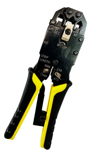 Pinza De Ponchado Xcase Para Rj45 Y Rj11 Uso Profesional