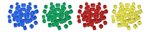 100pcs 10mm Colorido Corta Cubo Jogos De Tabuleiro Para