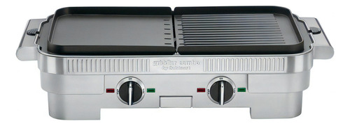 Ferro elétrico de aço inoxidável Cuisinart Gr-5bp1, cor cinza