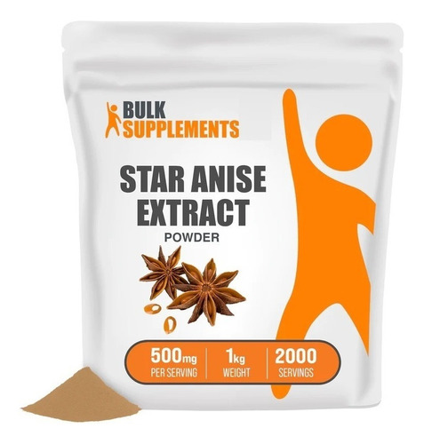 Bulk Supplements | Extracto Anís Estrellado | 1kg | 2000 Por