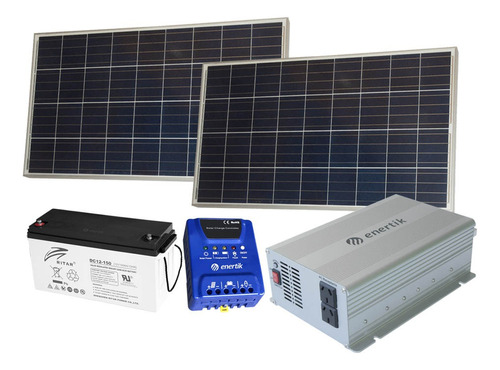 Kit Solar 1500w Off Grid Motorhome Enertik