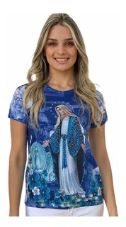 Camiseta Nossa Senhora Das Graças Religiosa Babylok Fa023