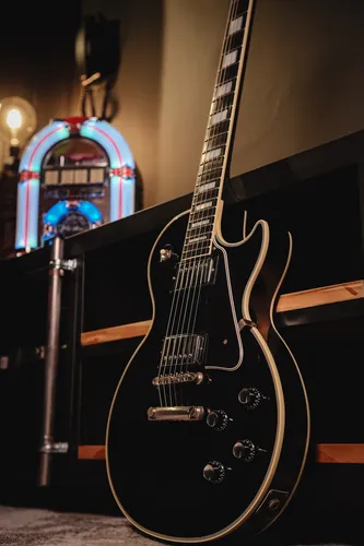Gibson Lespaul Custom Reissue 68 Authentic Ebony - 2005