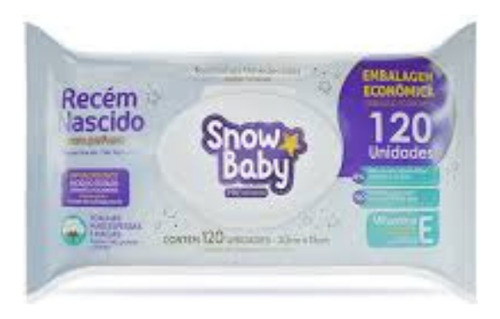 Lenço Umidecido Snow Baby Recem Nascido C/2400 Unid