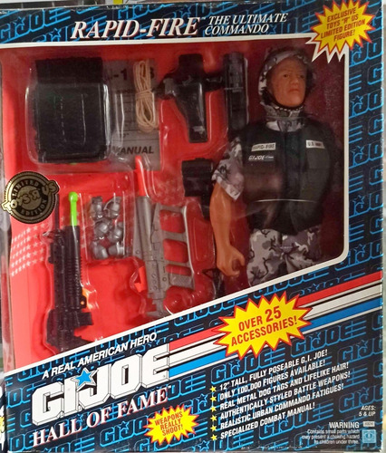 G.i.joe Hall Of Fame Rapid- Fire 12 Exclusivo De Toys R Us