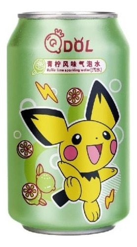 Pokemon - Gaseosa Sabor Lima 300 Ml. Qdol