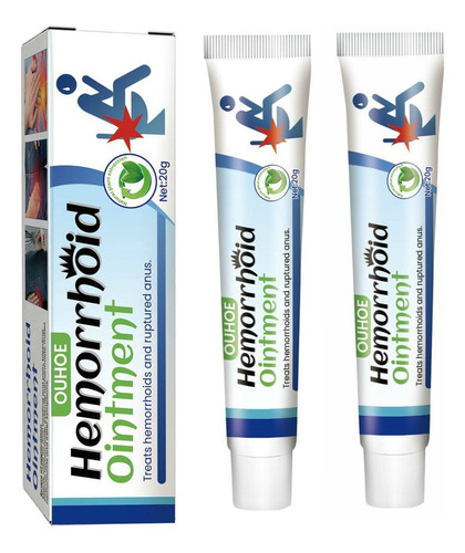 2×crema Para Hemorroides Crema For Hemorroides Rotas,elimina