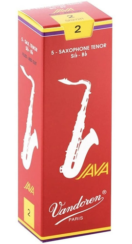 Imagen 1 de 2 de Cañas Saxo Tenor Mib-eb Java Red Vandoren X5 - Francia