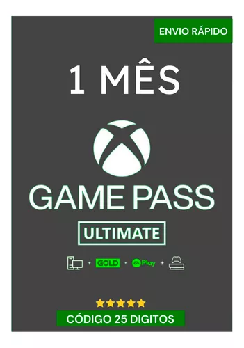 Xbox Game Pass Ultimate 6 Meses Assinatura - 25 Dígitos Xbox