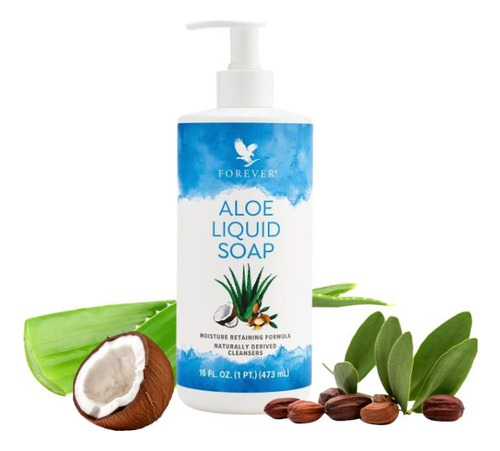 Sabonete Líquido Aloe Vera Forever Óleo D Argan Jojoba 473ml