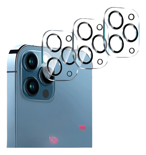 Vidrio Protector Camara Para iPhone 13 Pro 6.1 6 Unidades