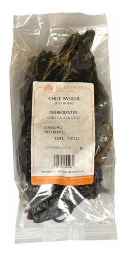 Chile Pasilla Seco Entero 1 Kg