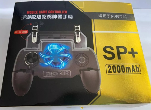 Gamepad Gatillos Ventilador Recargable Control Y Celular Sp+