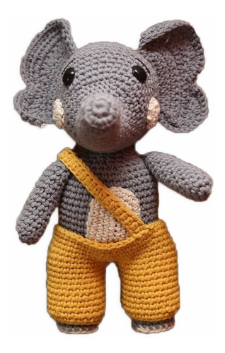 Elefante Facundo Minimalito Pakapaka Amigurumi Crochet