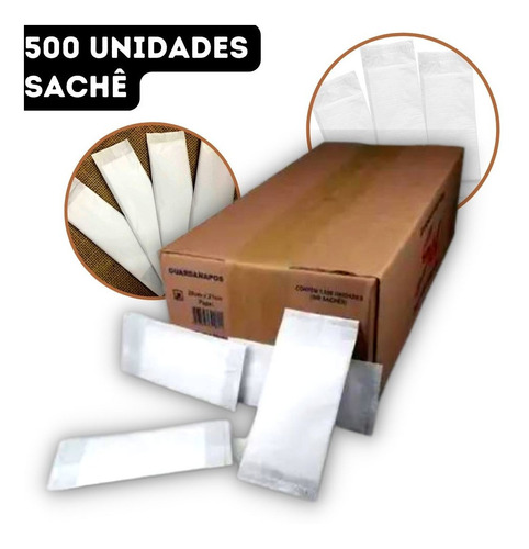 Guardanapo Sachê C/500 - 30x20 C/ 2 Folhas - Ifood Delivery