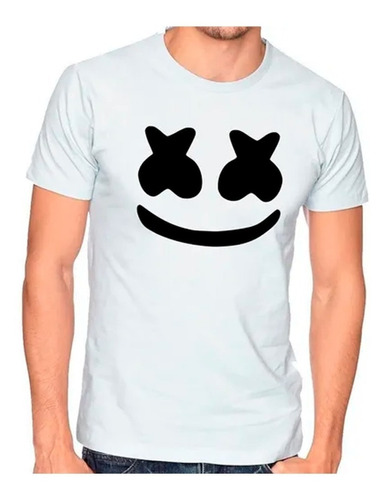 Polera Estampada Marshmallow Mascara Dj