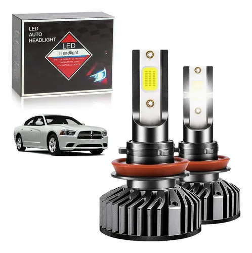 Kit De Faros Led 14000lm 80w H11 Luz Baja For Dodge