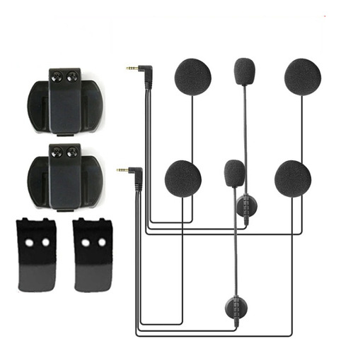 Kit 2 Fones Intercomunicador Moto V4 V6 Pro P2