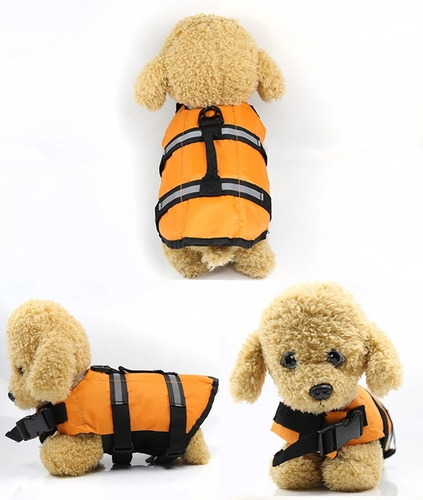 Salvavidas Para Perritos Talla Xs Naranja