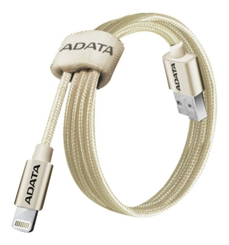 Adata Cable Usb Lightning iPhone/iPad 100cm Dorado /v