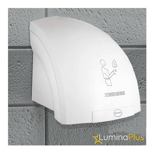 Imagen 3 de 3 de Secador De Manos Automático Blanco 110v Con Sensor