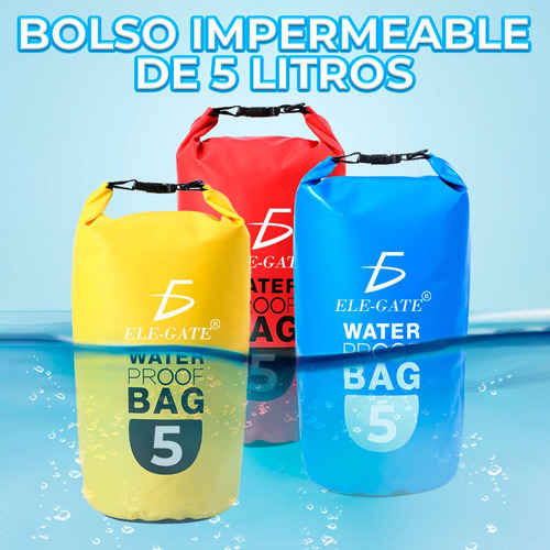 Mochila Seca Impermeable 5 L Aire Libre Navegación,acuáticos