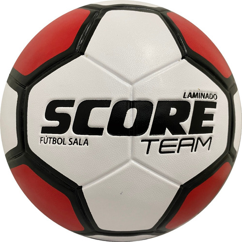 Balón De Fútbol Sala Score By Golty Team Laminado Rojo