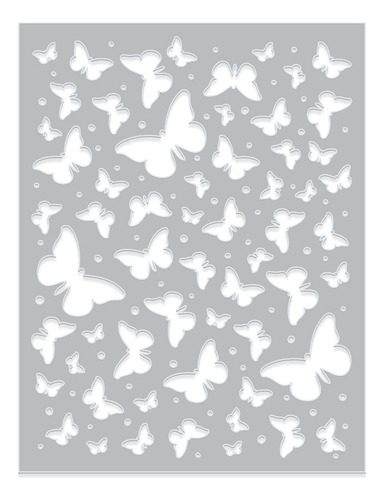 Hero Arts Di411 - Troqueles Elegantes, Confeti De Mariposa E