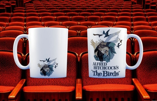 Taza Mug Diseño Película The Birds Alfred Hitchcock 