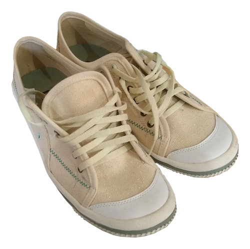 Zapatillas Cat Jonzed Canvas Hombre Adultos Beige Talle 41