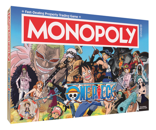 Juego De Mesa Monopoly: Edición One Piece Con 9 Fichas En Mi
