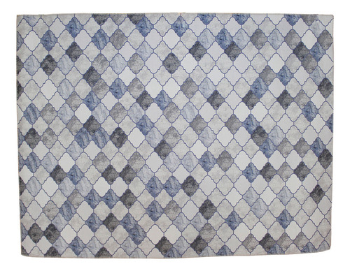 Alfombra Home Republic Likeleather 150x200 Light Blue Ancho 150 cm Color Azul Diseño de la tela Impresión Poliester Largo 200 cm