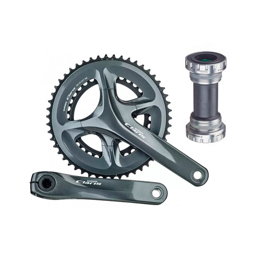 Plato Palanca Shimano Claris Bicicleta Ruta 50-34 8v + Caja 