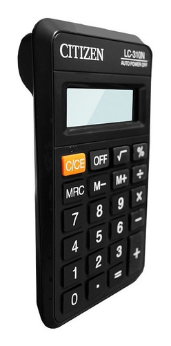 Imagen 7 de 8 de Paquete De 5 Calculadoras Citizen Bolsillo Lc-310n