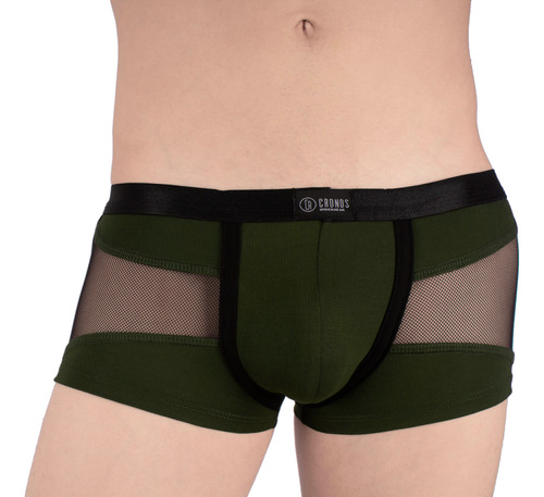 Boxer De Algodon Para Hombre, Con Transparencia Moda Logan 