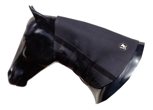 Pescoceira De Neoprene Para Cavalo Curta Preta Mreis