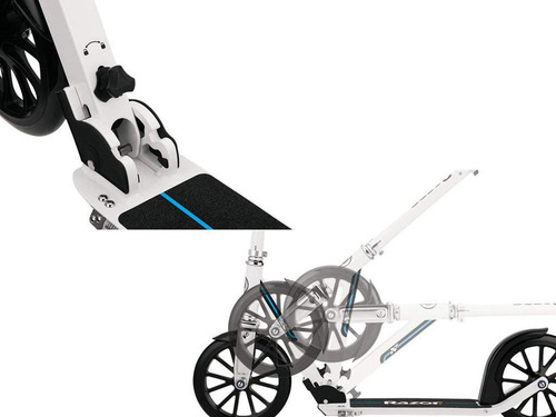 Razor Patinete A6 Kick Para Niños A Partir De 8 Años . Color Blanco
