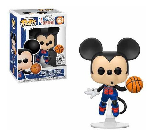 Funko Pop Mickey Basketball Nba Experience Exclusivo Disney