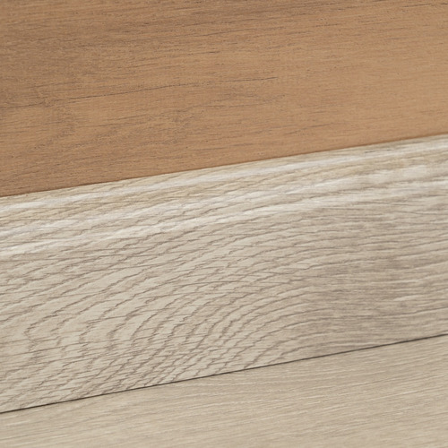 Zocalo Piso 2.4m Largo Mdf Curves 8cm Altura X Unidad