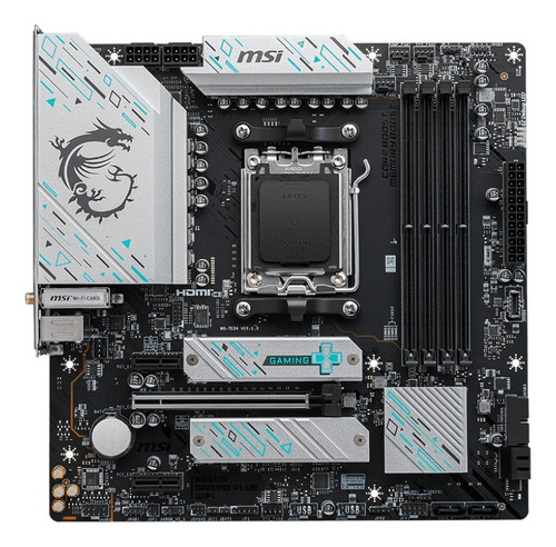Motherboard Msi B650m Gaming Plus Wifi, Socket Am5, Ddr5